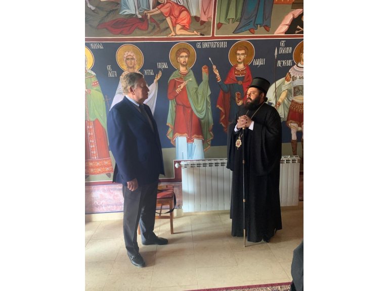 О встрече с епископом Осечко-Польским и Бараньским Сербской православной церкви Херувимом и послушниками монастыря Успения Пресвятой Богородицы