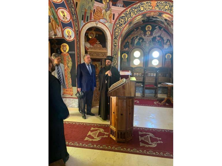 О встрече с епископом Осечко-Польским и Бараньским Сербской православной церкви Херувимом и послушниками монастыря Успения Пресвятой Богородицы